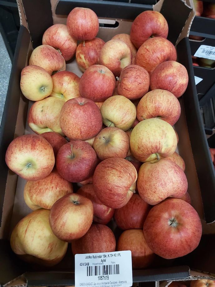 Apfel  Rubin 13 kg Kiste