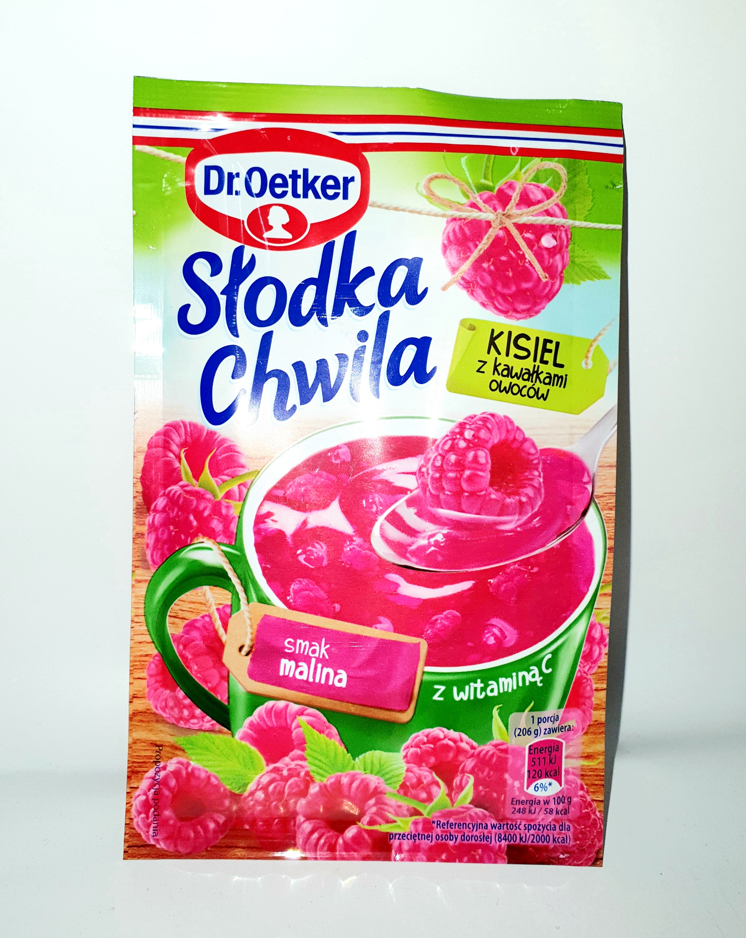Chwila Malina   31,5gr   / 35 st  Dr.Oetker  (Fruchtpudding)