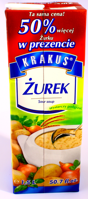 Krakus Zurek 1,5 L x 8 St (Sauermehl Suppe )