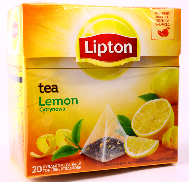 Lipton Herbata czar. Lemon 34g(20Beut.) x 12St.