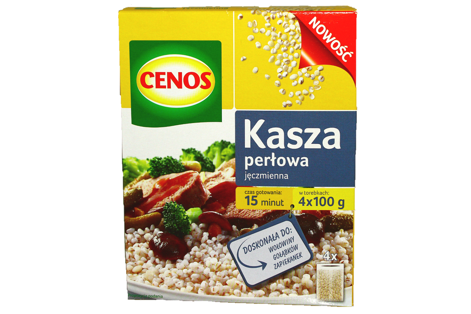 CENOS Jaczmena Perlowa 4x100gr  x 12st  ( Graupen)