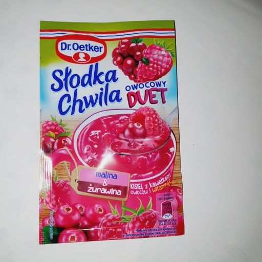 Dr.Oetker Chwila Malina - Zurawina  32 gr   / 35 st (Fruchtpudding)