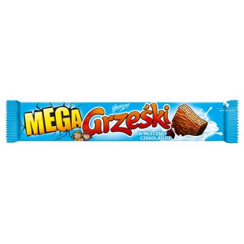 Grzeski Schokoladowe  MLETZNA ( Blau )  Wafeln 48g x 36st       Waffelriegel