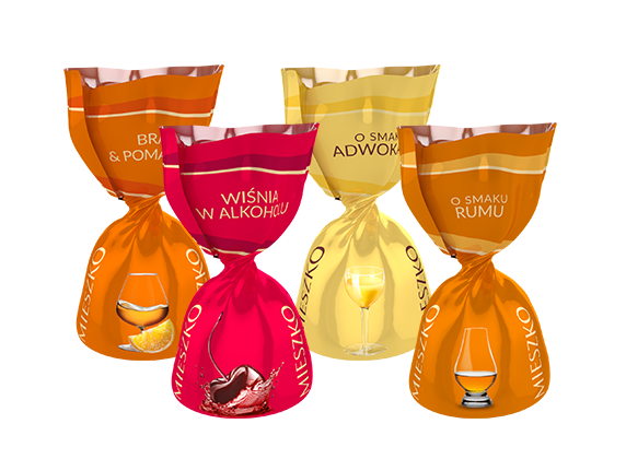 "Mieszko" Brandy - Orange  2,5 kg  Karton Schokopraline