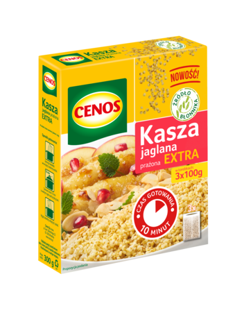 CENOS  Kasza jaglana 3 x 100g x 12St" / Geröstete Hirse