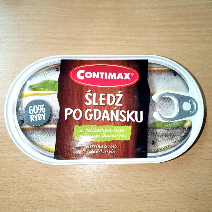 Contimax SLEDZ Po Gdanski  170 ml x 12 st