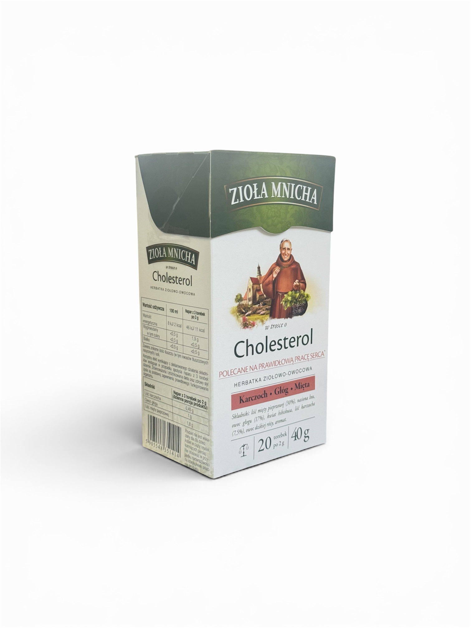 Herbapol Ziola Mnicha na cholesterol  20T x 12st (Cholesterol tee)