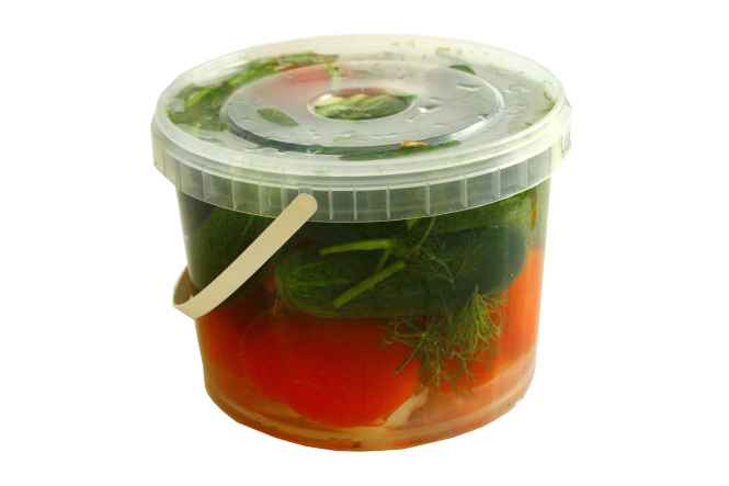 Malosolnij Gemischt Gurken+Tomaten 3 Liter  ANGEBOT !!!