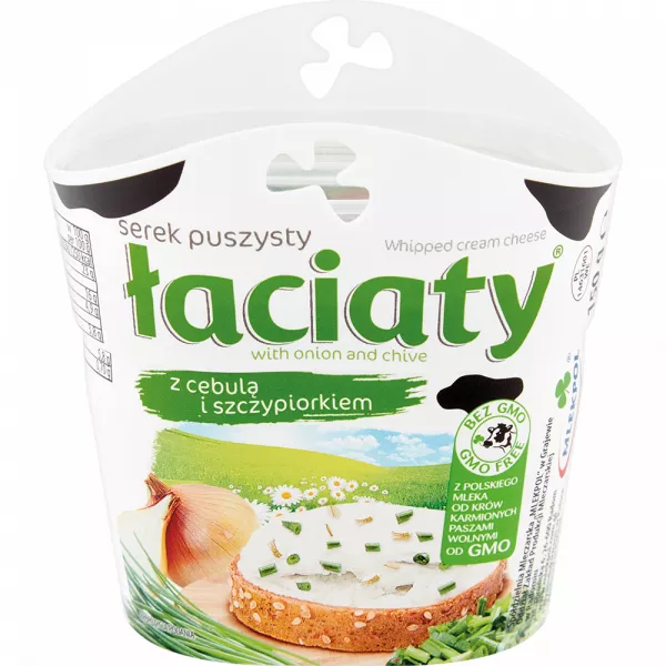 Serek puszysty z cebula i szczypiorkiem  150 gr x 12 st Laciata (Frischkäse Aufstrich)