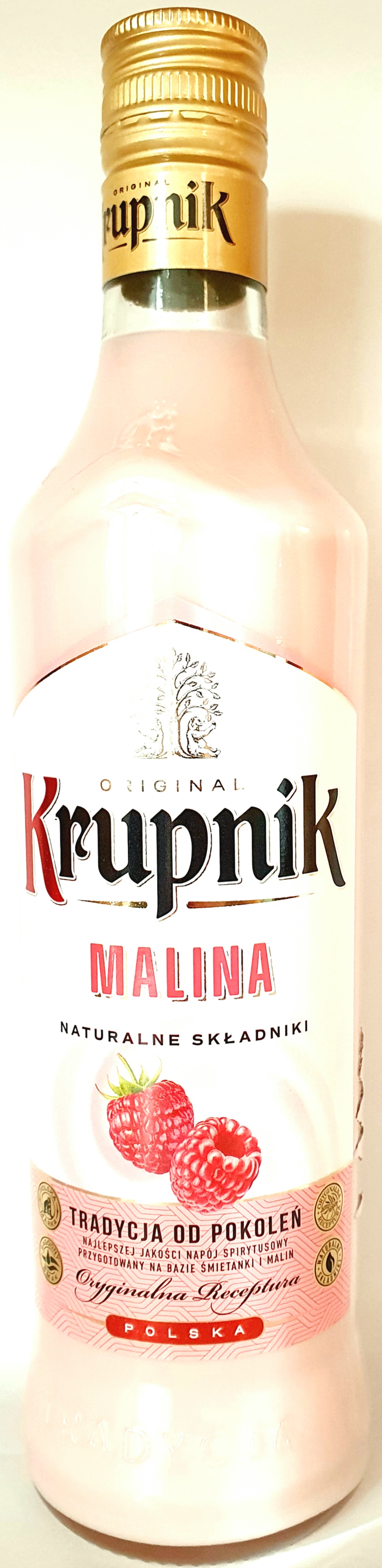 Krupnik Malina  0,5L x 12st 16% Vol . Himbeer-Sahne Likör