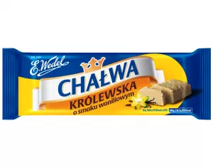 WEDEL CHALWA WANILIOWA Krolewska [ 100 G  x  9 SZT ] "Sesamsüßigkeit"