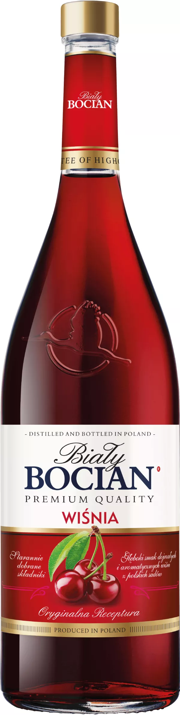 Bocian Wodka Wisnia 500ml x 8st. (Vodka mit Kirsch Geschmack) 28% vol