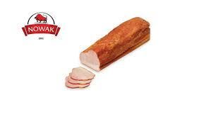 Boczek Paski ( Geräucherte Speck mit Fleisch ) Firma Nowak  ca.400gr st