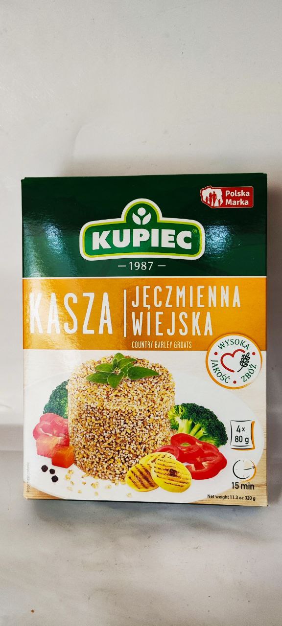 Kupiec Kasza Jatzmenna Wiejska  4 x 100 gr