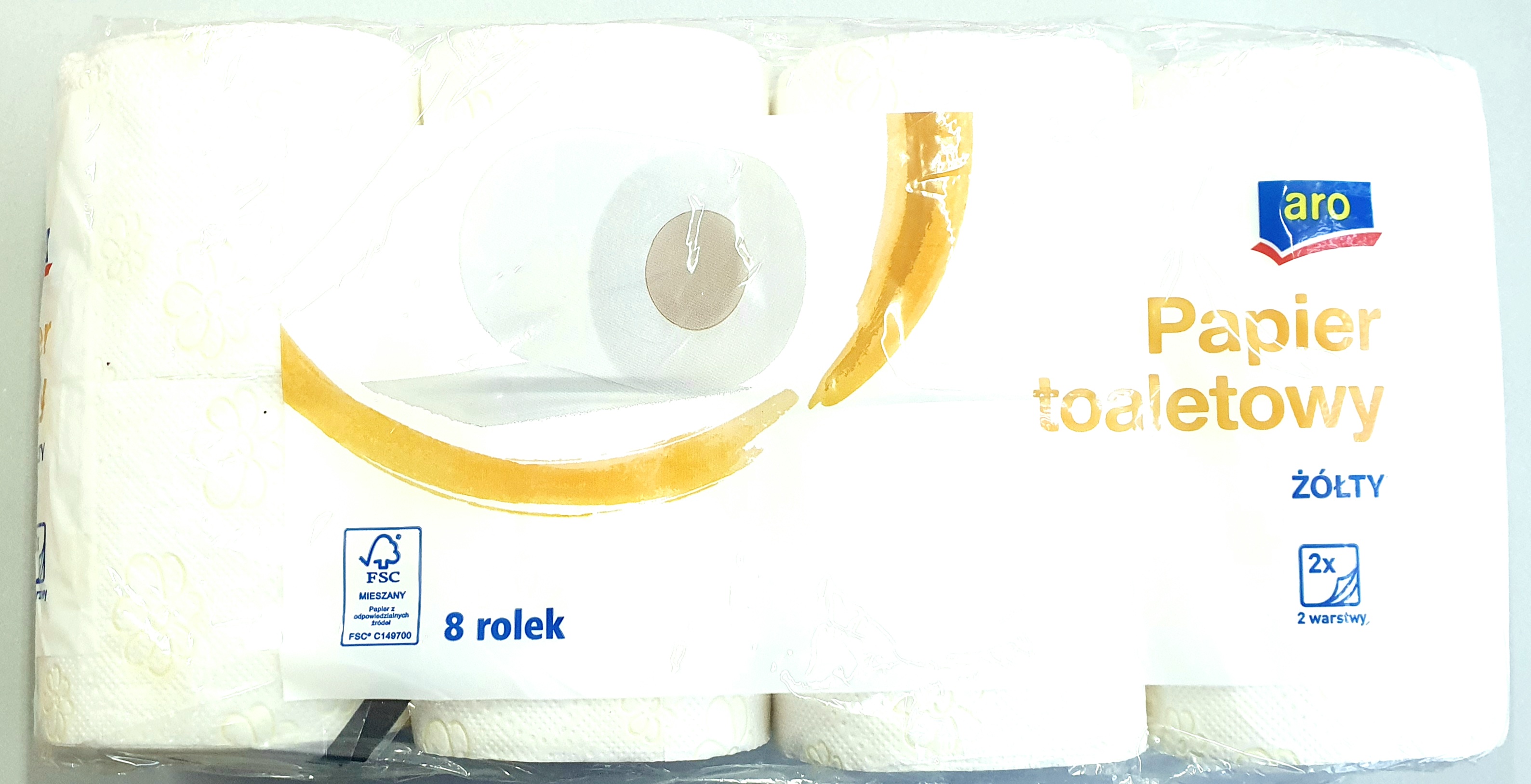 Aro Toilettenpapier Zloty  8Rollen x 8Pack