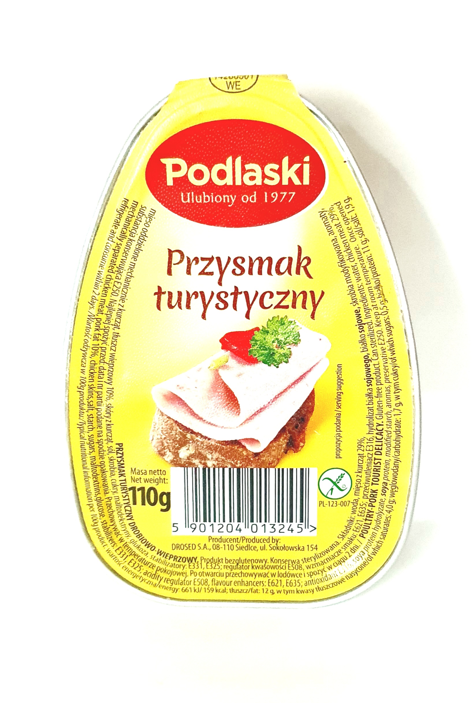 Drosed Podlaski przysmak turystyzny 110g x15stk / Frühstücksfleisch