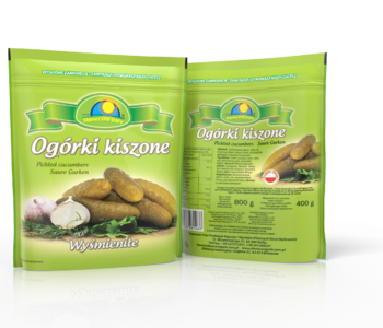 Sloneczne pole Ogorki Kwaszone 800g x 12St.   ( Fassgurken ) Stehende