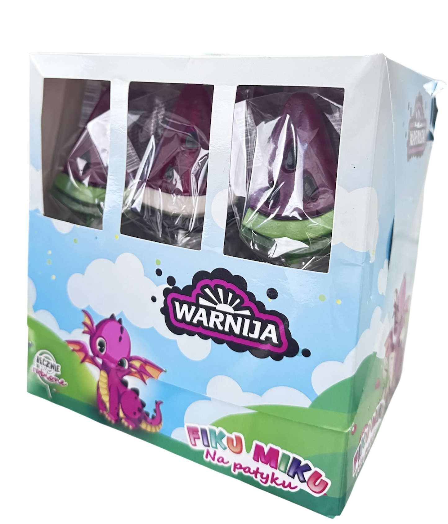 Warnija Lizak Arbuz 25g x 24st  (wassermelongeschmack lollipops)