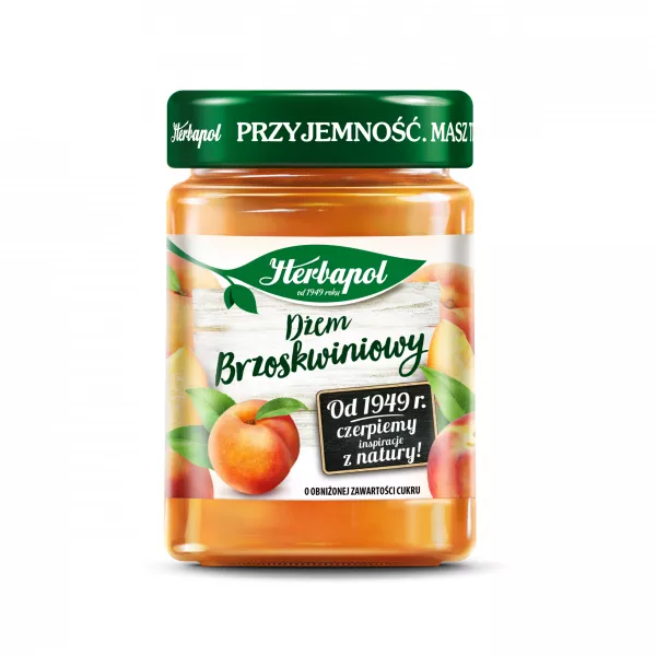 Dzem Herbapol Brzoskwinowy 280 gr x 6st / Pfirsich Marmelade