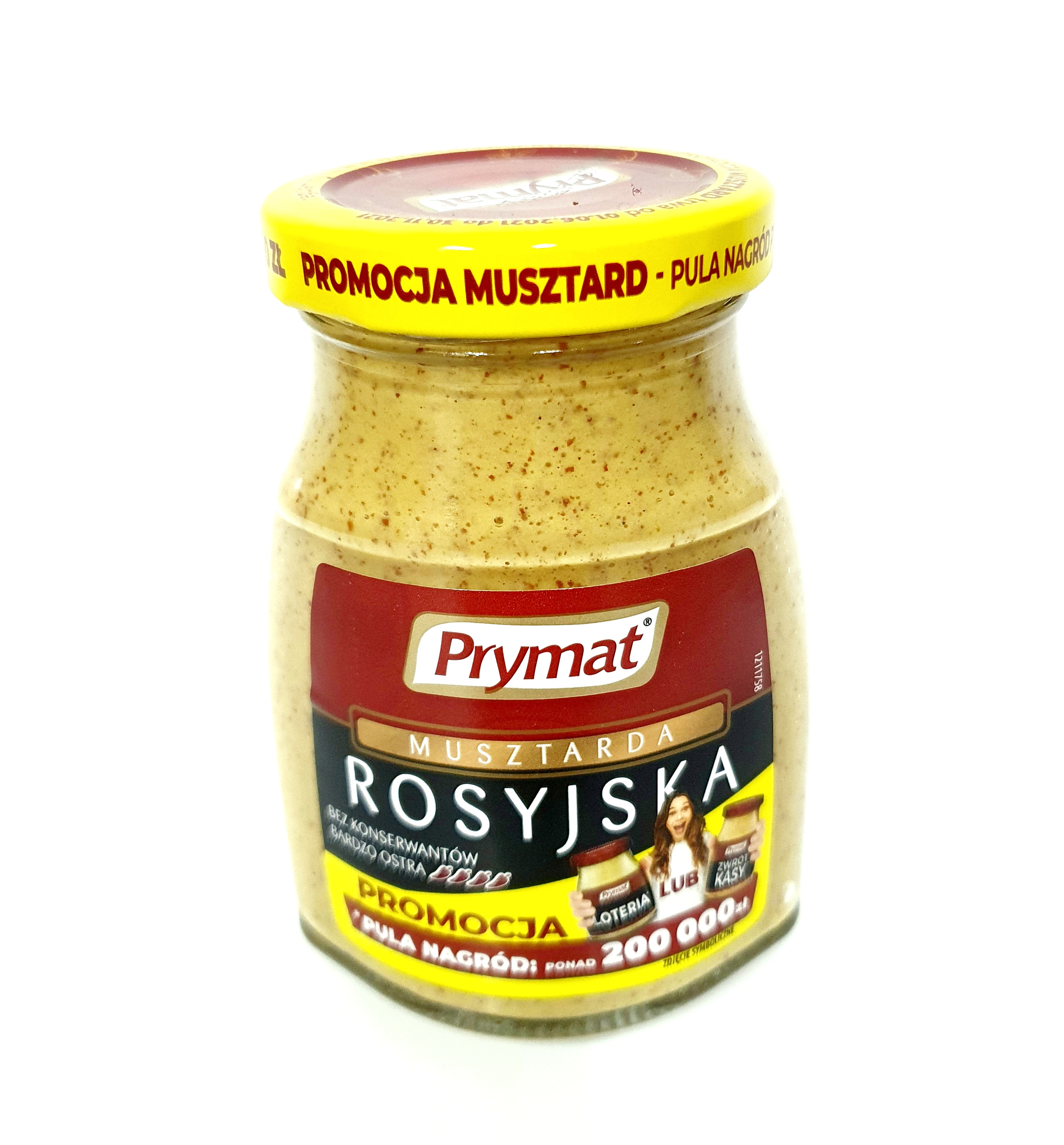 Prymat Musztarda Bardzo ostra ( Rosijska )9St. x 180g   Senf