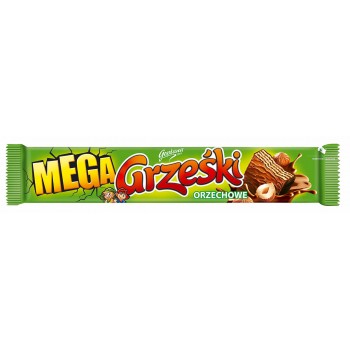 Grzeski Wafel z Orzehami 48 gr x 32 st    Waffelriegel  mit Nuss Geschmack