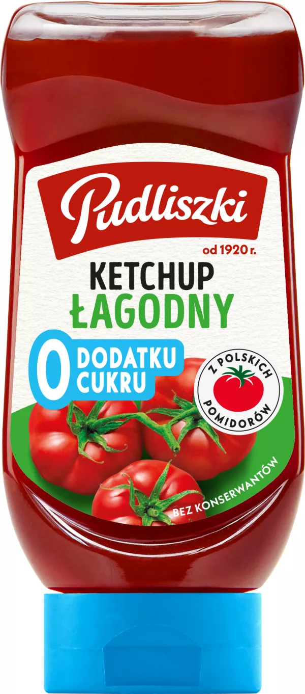 Ketchup ZERO Zucker  440g x 8St. LAGODNY  Pudliszki ( Zuckerfrei )