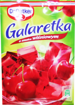 Dr.Oetker Galaretka o smak Wischnjowym 25stk x 77gr (Götterspeise)