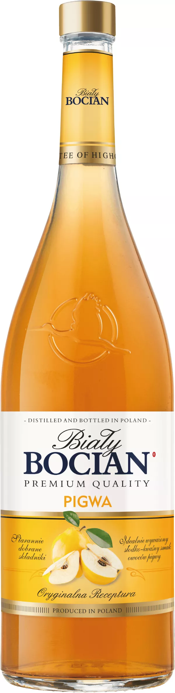 Bocian Wodka Pigwa 500ml x 8st. (Vodka mit Quitten  Geschmack) 28% vol