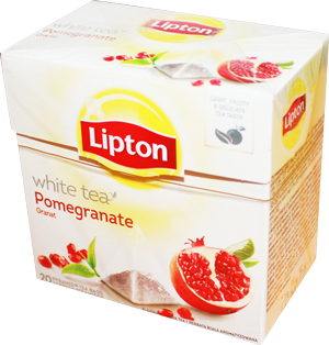 Lipton Herbata White Tea Pomegranate 30g (20Beut.) x12 St