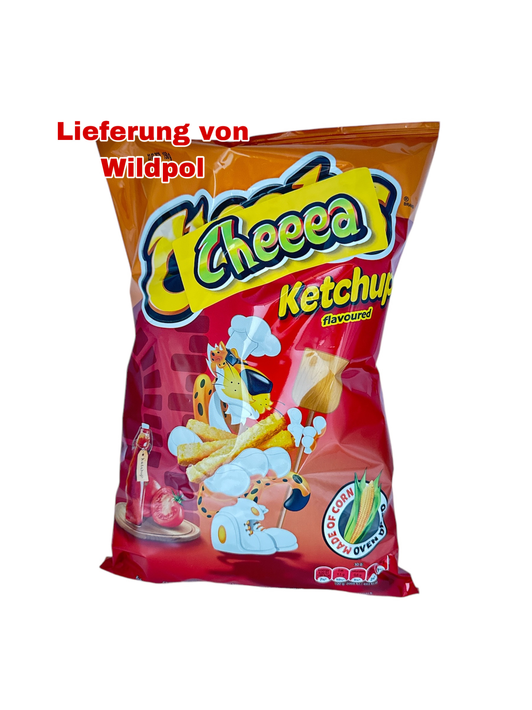 Cheeea Ketchup 130g x 14st